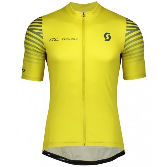 2020 SCOTT RC TEAM 10 Fietsshirt Korte Mouw geel 2020281