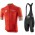 2020 UAE Tour Fietskleding Wielershirt Korte+Korte Fietsbroeken Bib Orange 2020111