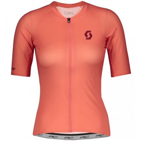 Dames SCOTT RC Premium 2020 Fietsshirt Korte Mouw Rosa 2020312