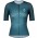 Dames SCOTT RC Premium Climber 2020 Fietsshirt Korte Mouw Blau 2020315