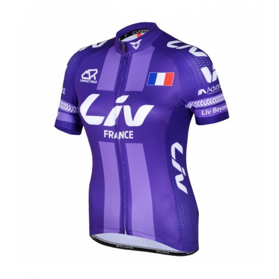 LIV TEAM France 2020 Fietsshirt Korte Mouw 2020177