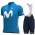 2021 Movistar Pro Team Fietskleding Fietsshirt Korte Mouw+Korte Fietsbroeken Bib 974