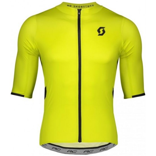 SCOTT RC Premium 2020 Fietsshirt Korte Mouw geel 2020252