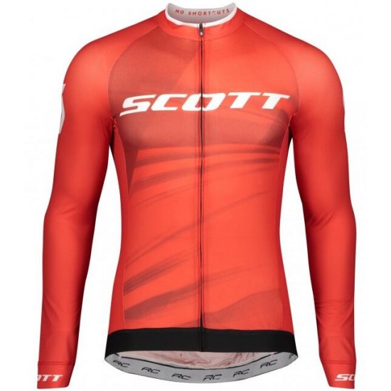 SCOTT RC Pro Wielershirts lange mouw 2020 rood 2020272