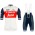 TREK-SEGAFREDO 2020 Set Fietsshirt lange mouw RV+Fietsbroeken SANTINI Fietsen Profteams 2020049