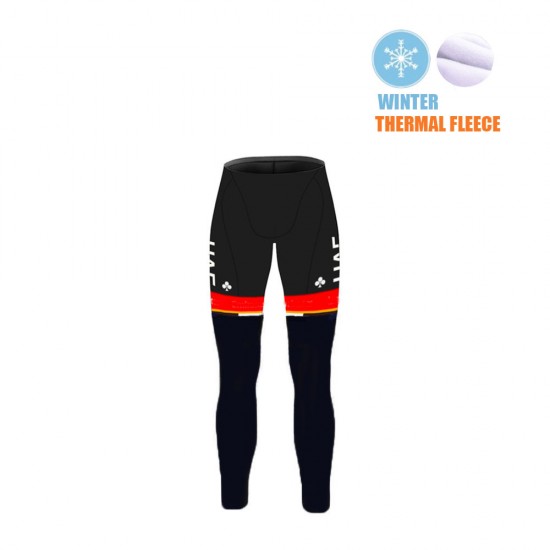 2021 Winter Fleece UAE Emirates Pro Team Lange Fietsbroek Bib 965