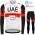 2021 Winter Fleece UAE Emirates Pro Team Fietskleding Fietsshirt Lange Mouw+Lange Fietsbroek Bib 968