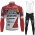 2021 ANDRONI GIOCATTOLI Team Fietskleding Fietsshirt Lange Mouw+Lange Fietsbroek Bib 692