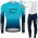 2021 Winter Fleece Astana Pro Team Fietskleding Fietsshirt Lange Mouw+Lange Fietsbroek Bib 740