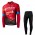 2021 Bahrain Victorious Pro Team Fietskleding Fietsshirt Lange Mouw+Lange Fietsbroek Bib 747