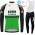 2021 Winter Fleece kern pharma Pro Team Fietskleding Fietsshirt Lange Mouw+Lange Fietsbroek Bib 997