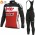 2021 Winter Fleece Lotto Soudal Pro Team Fietskleding Fietsshirt Lange Mouw+Lange Fietsbroek Bib 899