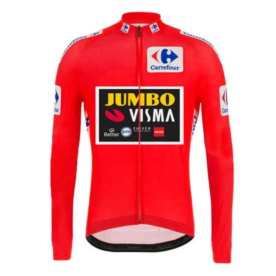 2021 Jumvo Visma Spanish Pro Team Fietsshirt Lange Mouw 873