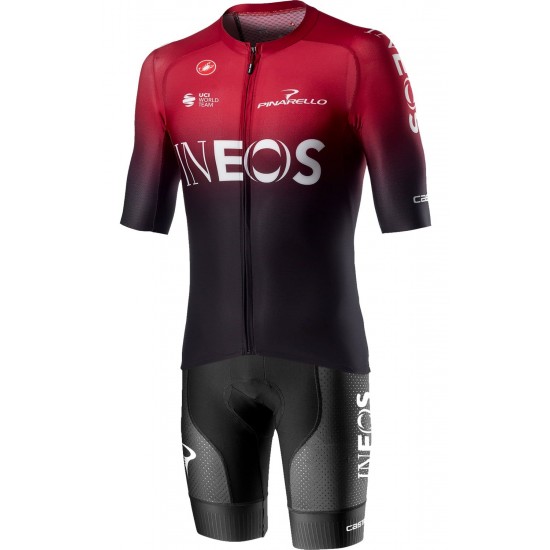 TEAM INEOS 2020 Aero Set AERO RACE 61 fietsshirt+FREE AERO RACE Korte fietsbroeken Bib 2020033