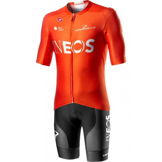 TEAM INEOS 2020 Aero Set training edition AERO RACE 60 fietsshirt+FREE AERO RACE Korte fietsbroeken Bib 2020035