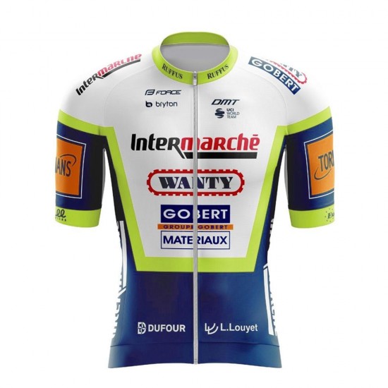 2021 Wanty Pro Team Fietskleding Fietsshirt Korte Mouw 942