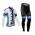 Giant 2014 Fietskleding Fietsshirt lange mouw+lange fietsbroeken Blauw Wit 1070