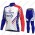 GROUPAMA FDJ 2021 Wielerkleding Set Fietsshirts Lange Mouw+Lange Fietsrbroek Bib 2021367