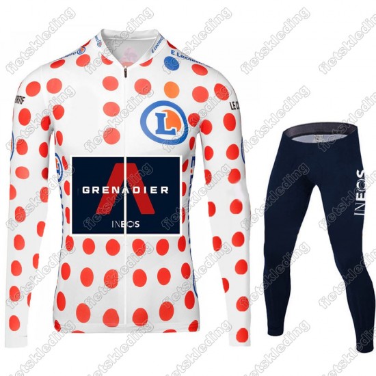 Team INEOS Grenadier Tour De France 2021 Mannen Wielerkleding Set Fietsshirts Lange Mouw+Lange Fietsrbroek Bib 2021152