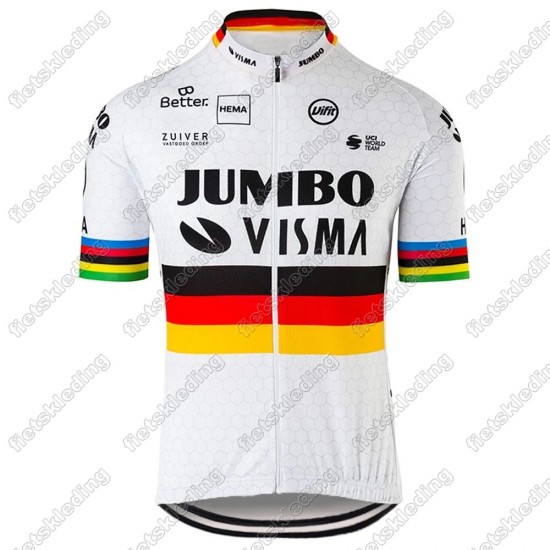 Jumbo Visma 2021 Germany Wielershirt Korte Mouw 2021196