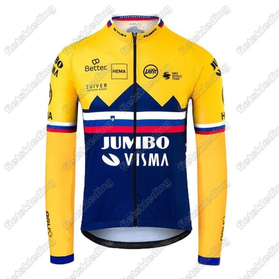 Jumbo Visma 2021 SLOVAKIAN Maillot Cyclisme Manches Longe 2021220