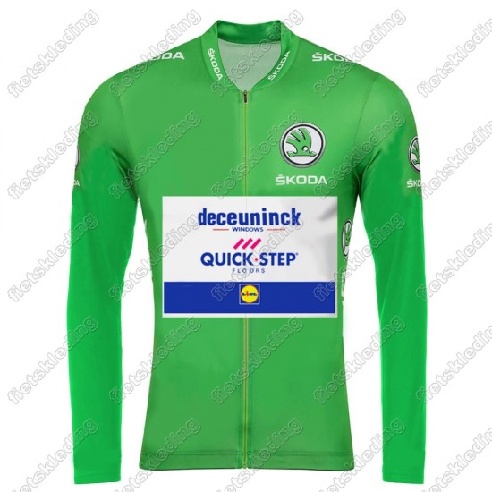 Deceuninck quick step 2021 Tour De France Fietsshirt Lange Mouw 2021080