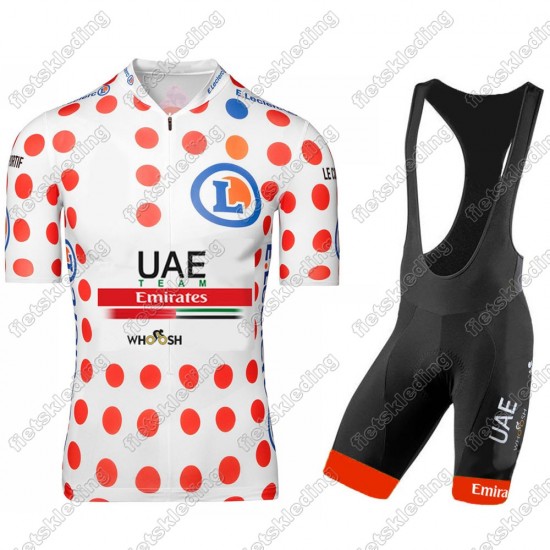 UAE EMIRATES Tour De France 2021 Wielerkleding Set Fietsshirts Korte Mouw+Korte Wielerbroek Bib 2021309