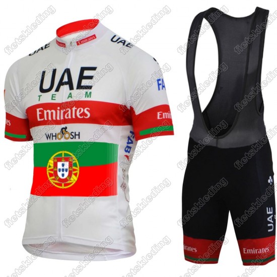 UAE EMIRATES Portugal Summer Mannen-s 2021 Wielerkleding Set Fietsshirts Korte Mouw+Korte Wielerbroek Bib 2021454