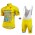 Astana Nibali Tour de France 2014 Fietskleding Set Fietsshirt Korte Mouwen+Fietsbroek Bib Korte 1391