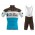 2019 Ag2r La Mondiale Profteams Fietskleding Set Fietsshirt Korte Mouw+Korte fietsbroeken TKMU448