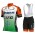 2019 Bardiani CSF Profteams Fietskleding Set Fietsshirt Korte Mouw+Korte fietsbroeken SXZH953