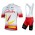 2019 Cofidis Profteams Fietskleding Set Fietsshirt Korte Mouw+Korte fietsbroeken JHIY667