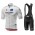 2019 Giro D-Italy Maglia Bianca Fietskleding Set Fietsshirt Korte Mouw+Korte fietsbroeken OBYU375