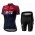 2019 INEOS Profteams rood Dames Fietskleding Set Fietsshirt Korte Mouw+Korte fietsbroeken NWDV965