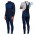 2019 MAAP M-Flag Ultra blauw Thermo Wielerkleding Set Wielershirts lange mouw+fietsbroek lang met BFQB160