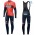 2019 Merida Bahrain rood Thermo Wielerkleding Set Wielershirts lange mouw+fietsbroek lang met MZPH928