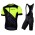 2019 Nalini Volata 20 zwart-geel Fietskleding Set Fietsshirt Korte Mouw+Korte fietsbroeken XGWM995