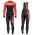 2019 Scott-RC PRO zwart-rood Vetements Cyclisme Velo Manches longues+longues Pantalon Bib HPOM568