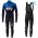 2019 SKY Profteams zwart-blauw Thermo Wielerkleding Set Wielershirts lange mouw+fietsbroek lang met TRXP363