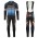 2017 Ridley Rincon zwart-blauw Fietskleding Wielershirt lange mouw+Lange fietsbroeken Bib 2554