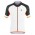 Giordana 2017 Team Silber Line wit-Noir-orange Fietsshirt Korte Mouw 619TEGSG 2017082269