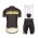 Look 2017 geel FIetskleding Set Wielershirt Korte Mouw+Korte Fietsbroeken Bib 865TLVRB 2017082295