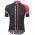 Santini Profteams 2017 Airform 20 zwart-Rood Fietsshirt Korte Mouw 172GPNYB 2017082312