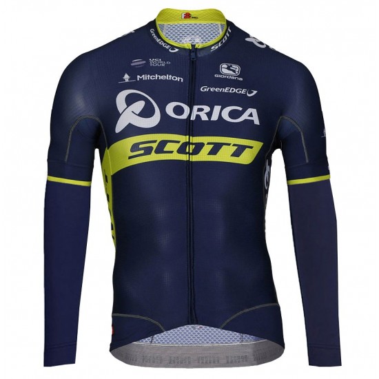 2017 Pro Team Orica Scott Fietsshirt lange mouw 2529