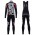 2017 Cinelli Chrome Training zwart Fietskleding Wielershirt lange mouw+Lange fietsbroeken Bib 2455