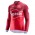 2017 Katusha Alpecin rood Fietsshirt lange mouw 2481
