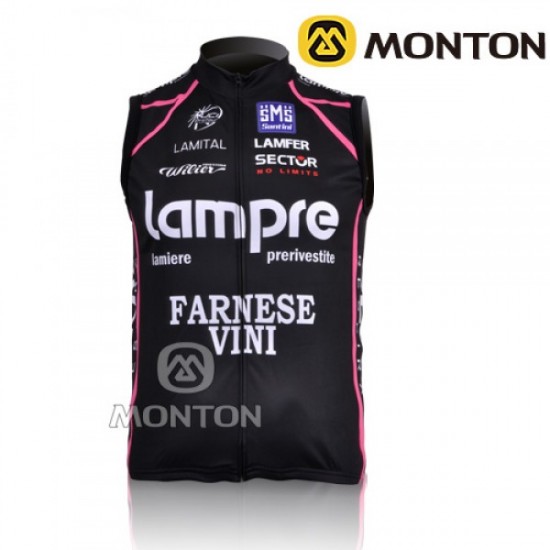 2010 Lampre zwart Fietsshirt Zonder Mouwen 3973