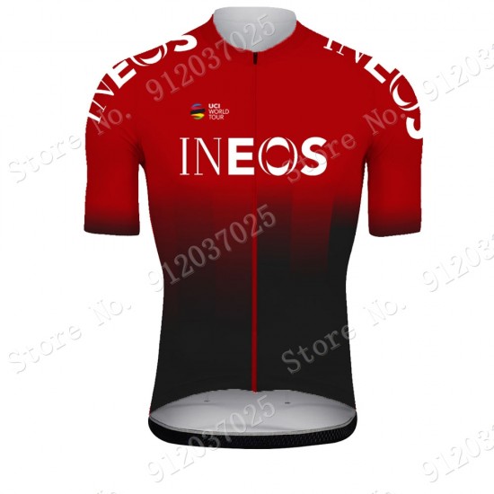 New Ineos Grenadier 2021 Team Wielerkleding Fietsshirt Korte Mouw 2021062608