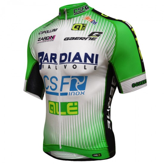 2016 Bardiani Csf PRR Wielerkleding Wielershirt Korte Mouw 17041803