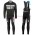 2016 Scott RC zwart-grijs Winter Set Wielerkleding Wielershirt lange mouw+Lange fietsbroeken Bib 213689